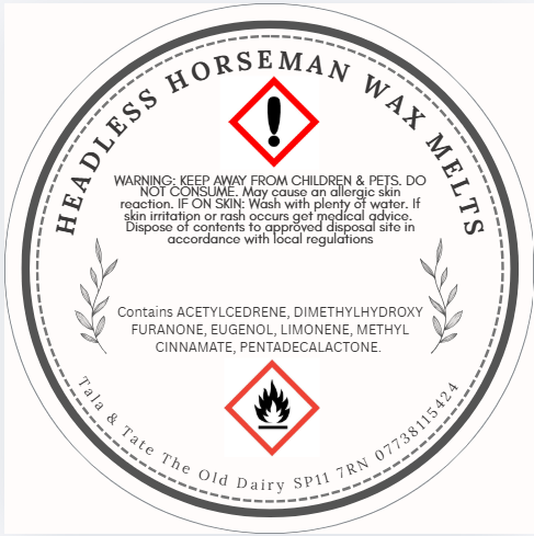 Headless Horseman Wax Melts