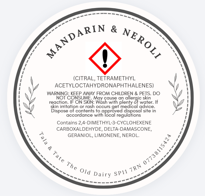 Mandarin & Neroli Wax Melt