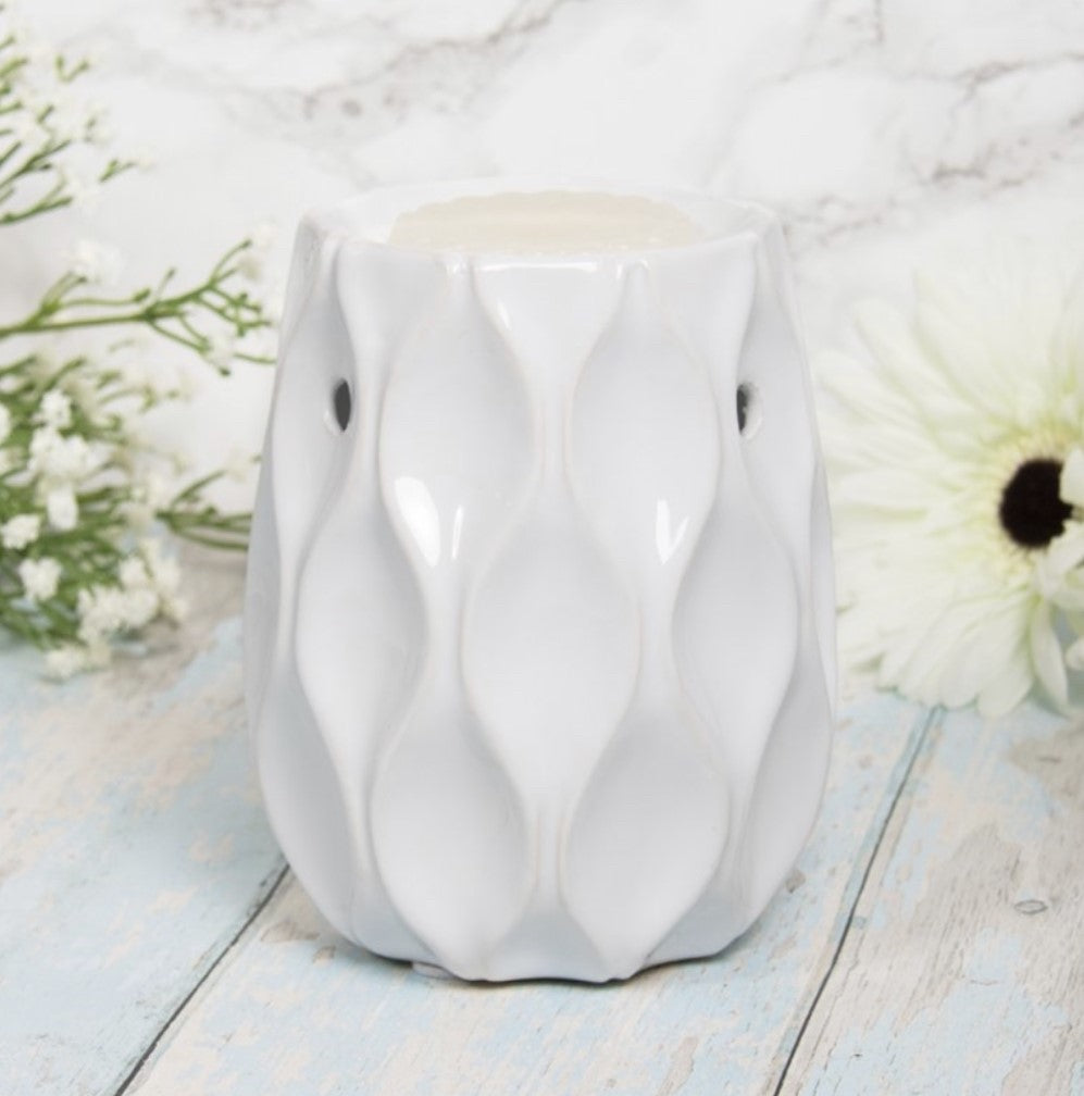 White Curve Burner