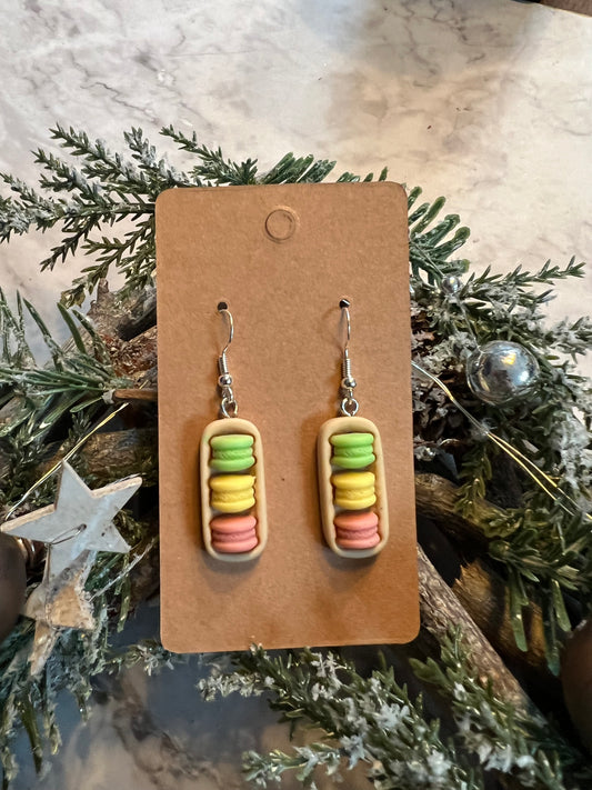 Sterling Silver Macaron earrings