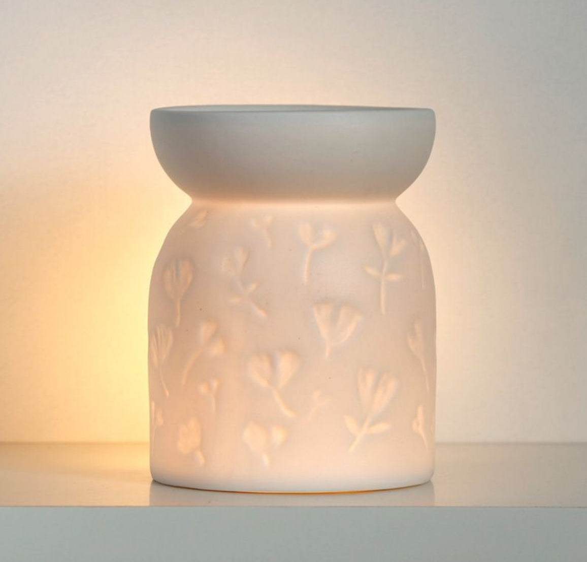 White Buttercup Wax Burner