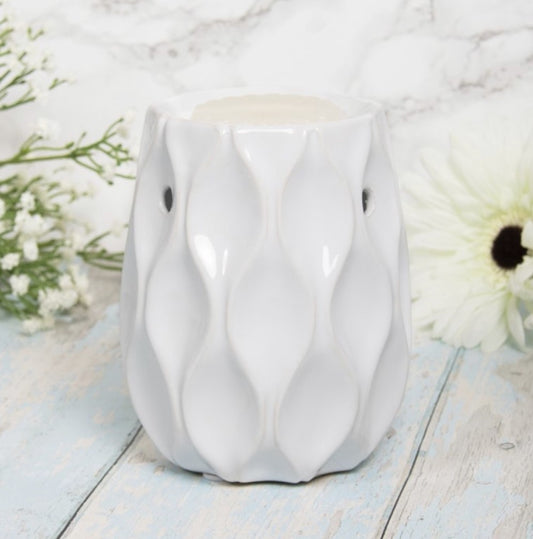 White Curve Burner